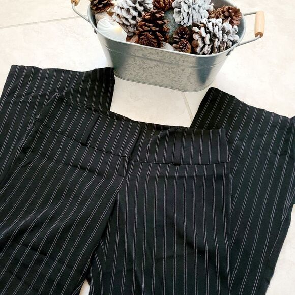 V&X juniors formal black slack pants with white stripes - Picture 4 of 16